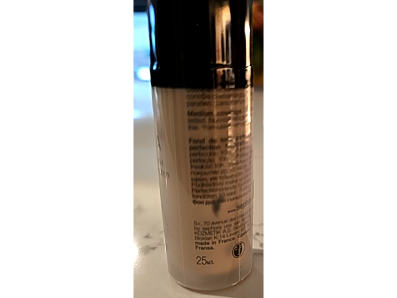 Sephora Perfection Foundation, 19.5 Pink Cream, 0.84 fl oz/25 mL