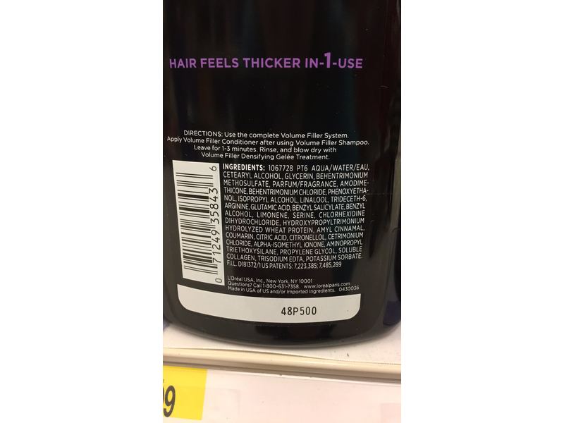 L'Oréal Paris Hair Expert Volume Filler Thickening Conditioner, 28 fl. oz.