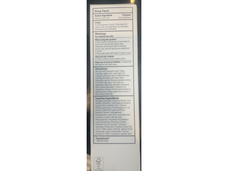 Rodan + Fields Refining Acne Wash, Unblemish, 4.2 fl oz/125 mL