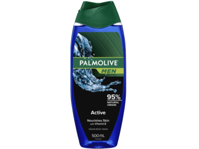 Palmolive Men Body Wash, Vitamin E, 500 mL