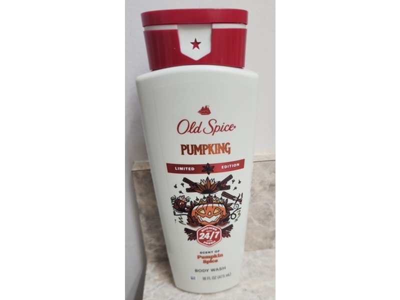 Old Spice PumpKing Body Wash, Pumpkin Spics, 16 fl oz/473 mL
