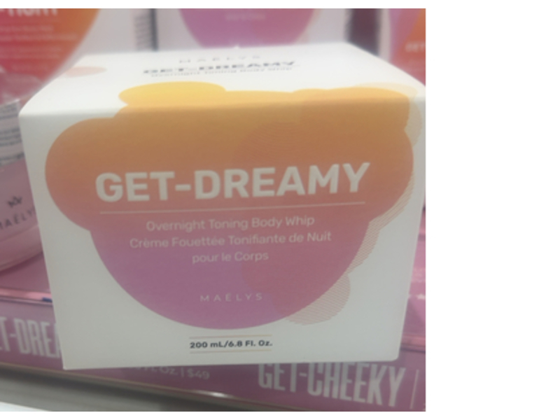 Maelys Get-Dreamy Overnight Toning Body Whip, 6.8 fl oz/200 mL