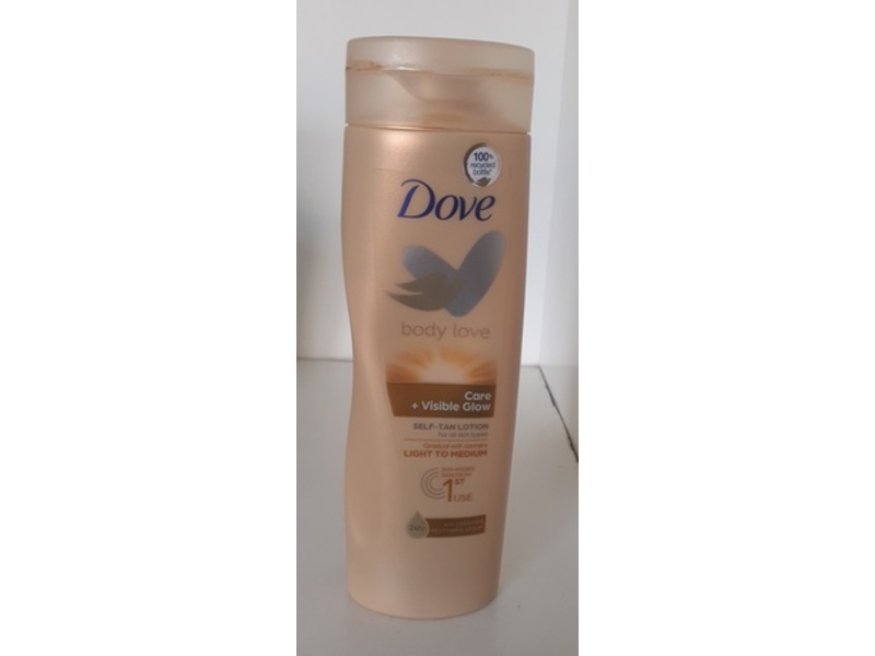 Dove Visible Glow Self Tan Lotion, Light To Medium, 250 mL, Pack Of 2