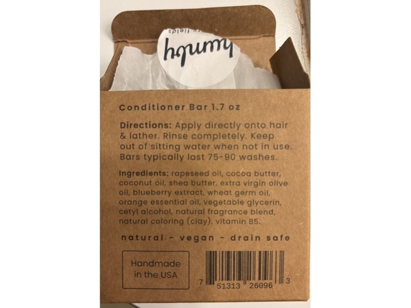 Humby Conditioner Bar, Blueberry Fields, 1.7 oz