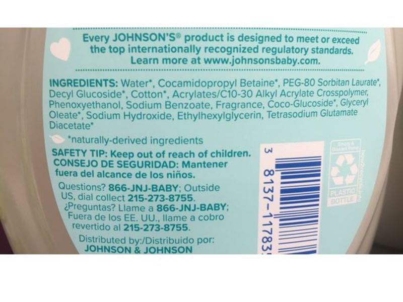 Johnson's Newborn Baby Wash & Shampoo, Cottontouch, 27.1 fl oz/800 mL