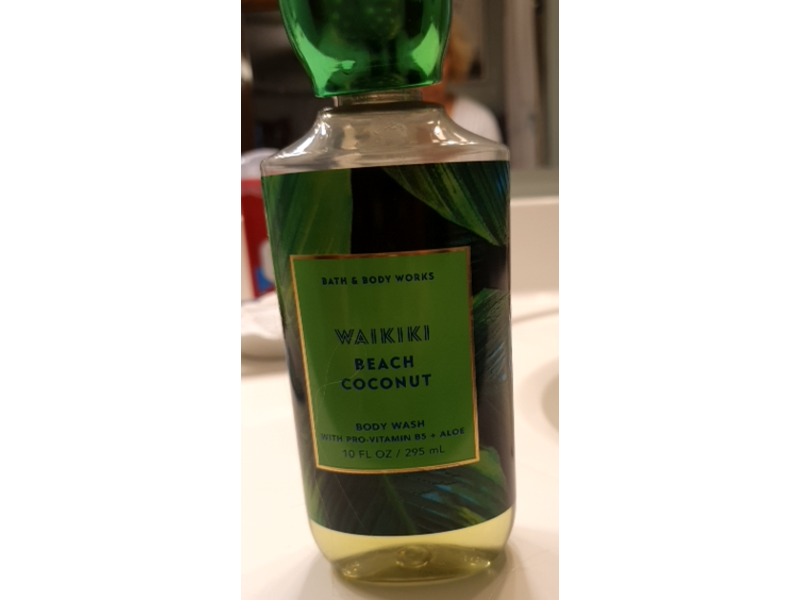 Bath & Body Works Body Wash, Waikiki Beach Coconut, 10 fl oz/295 mL