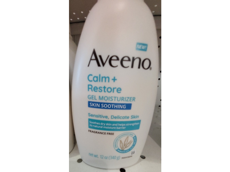 Aveeno Calm + Restore Moisturizer Gel, 12 oz/340 g
