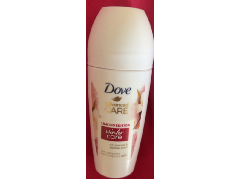 Dove Advanced Care Limited Edition Winter Care Anti-Perspirant Roll-On, Jasmine, 50 mL