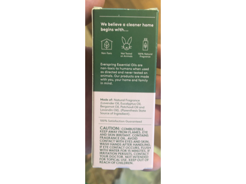 Ever Spring Essential Oil Blend, Lavender & Bergamot, 0.5 fl oz/75 mL