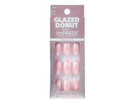 Impress Glazed Donut Nails Press On Manicure, Medium Strawberry, 30 Count - Image 2