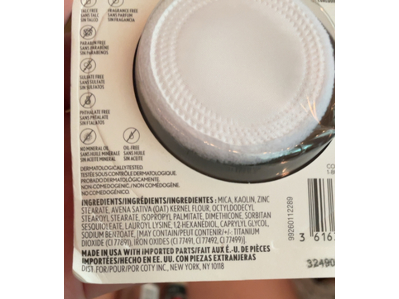 Covergirl Clean Invisible Pressed Powder, Tawny 165, 0.38 oz/11 g