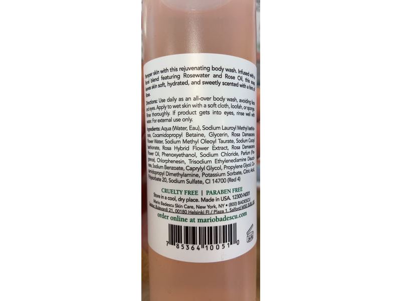 Mario Badescu Skin Care Rose Body Soap, 8 fl oz/236 mL