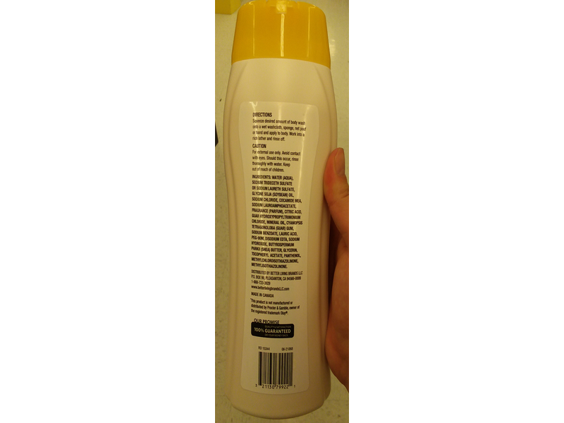 Signature Care Total Moisturizing Body Wash, Shea Butter, 23.6 fl oz/698 mL