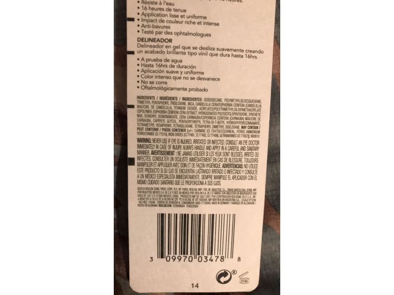 Revlon So Fierce! Vinyl Eyeliner, Royal Rules, 0.042 oz/1 g