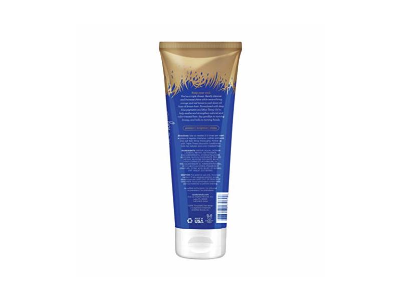 Not Your Mother's Triple Threat Brunette Blue Treatment Shampoo, Blue Tansy Oil, 8 fl oz/237 mL