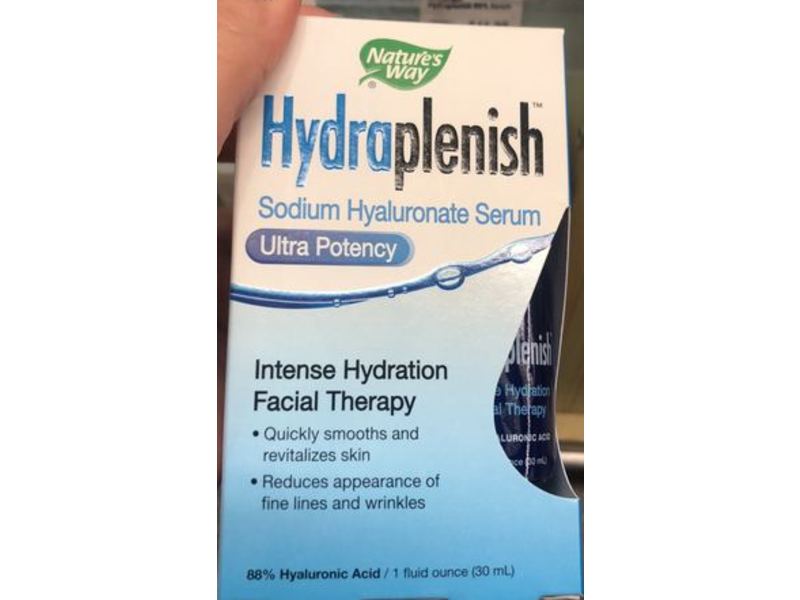 Nature's Way Hydraplenish Hyaluronic Acid Serum, Ultra Potency, 1 fl oz/30 mL