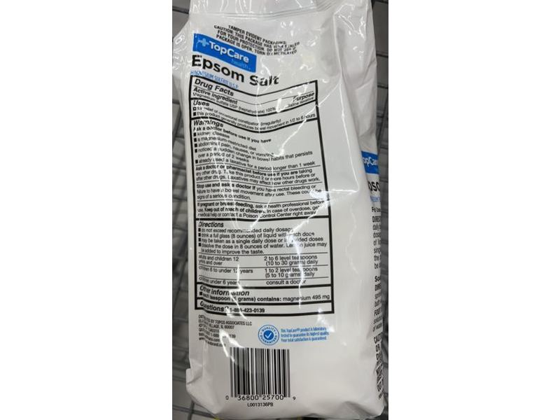 Top Care Health Epsom salt ,64 oz/1.81 kg