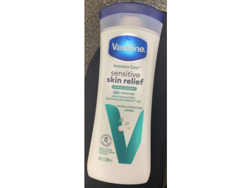 Vaseline Intensive Care Sensitive Skin Moisture Body Lotion, 10 fl oz/295 mL