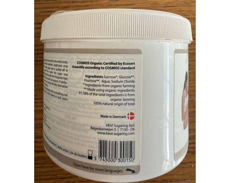 Hevi Sugaring Body Sugaring Hair Removal, 600 g