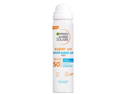 Garnier Ambre Solaire Super UV Over Makeup Mist, SPF 50+, 75 mL