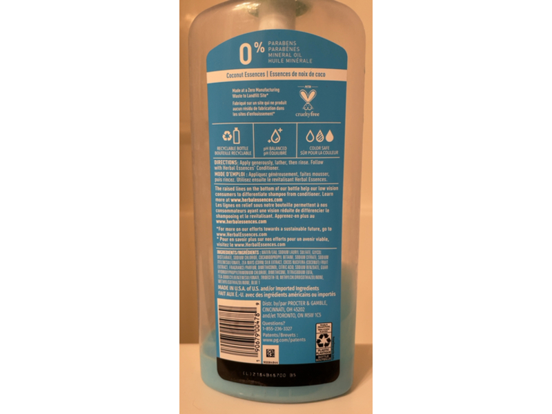 Herbal Essences Hello Hydration Shampoo, 20.2 fl oz/600 mL