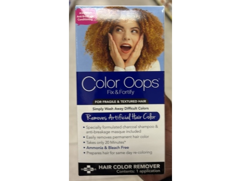 Color Oops Fix & Fortify Hair Color Remover, 1 Application