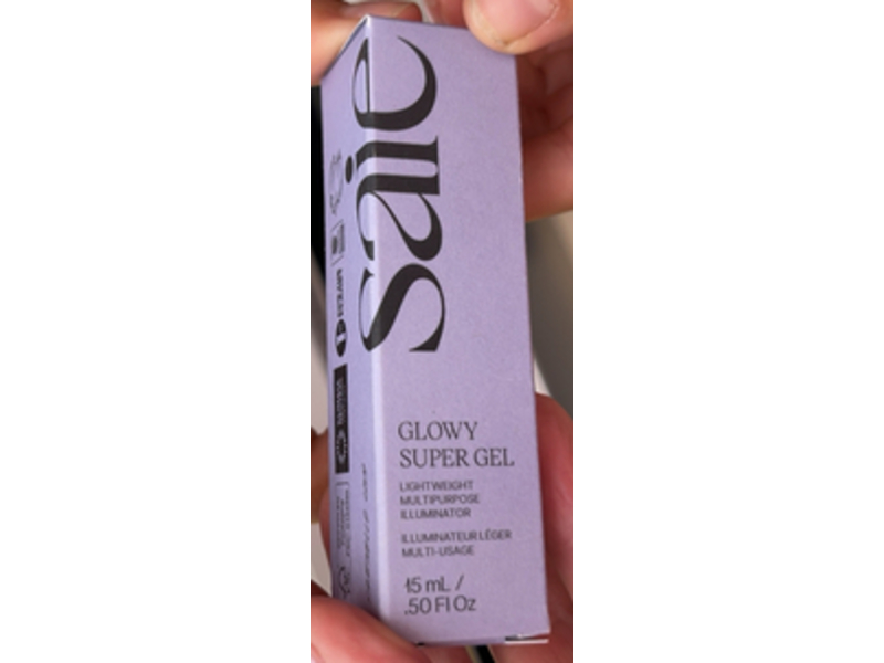 Saie Glowy Super Gel Lightweight Multipurpose Illuminator, Roseglow, 0.50 fl oz/15 mL