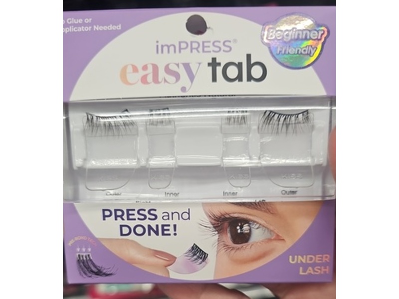 Impress Easy Tab Press on Falsies, Authentic Natural