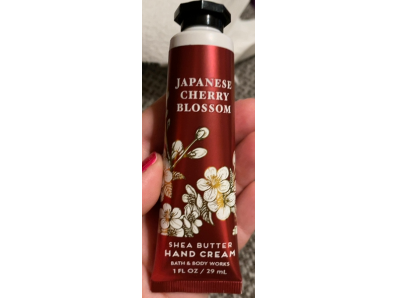 Bath & Body Works Shea Butter Hand Cream, Japanese Cherry Blossom, 1 floz/29 mL