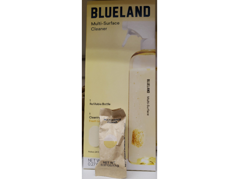 Blueland Multi Surface Cleaner Set, Fresh Lemon, 0.27 oz/7.7 g, 4 Count