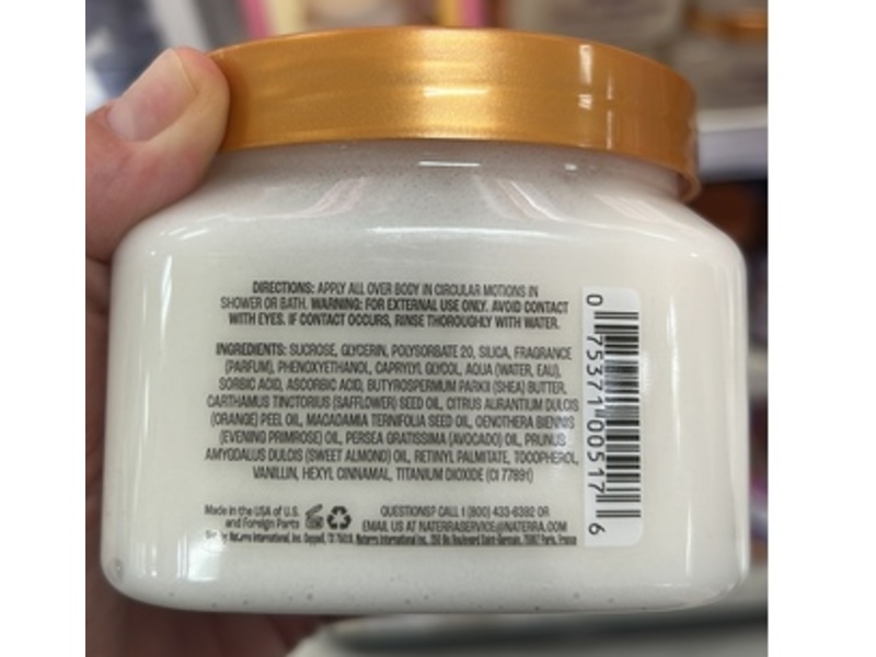 Tree Hut Shea Sugar Scrub, Sweet Cream, 18 oz/510 g