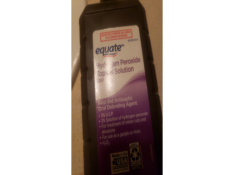 Equate Hydrogen Peroxide Topical Solution, 32 fl oz/946 mL