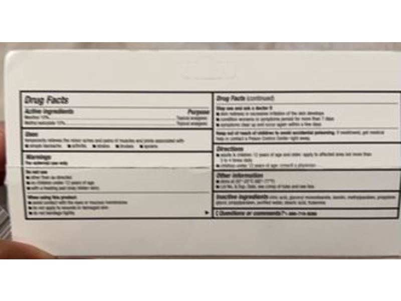 Perrigo Muscle Rub Pain Relieving Cream, 3 oz/85 g, Pack Of 3