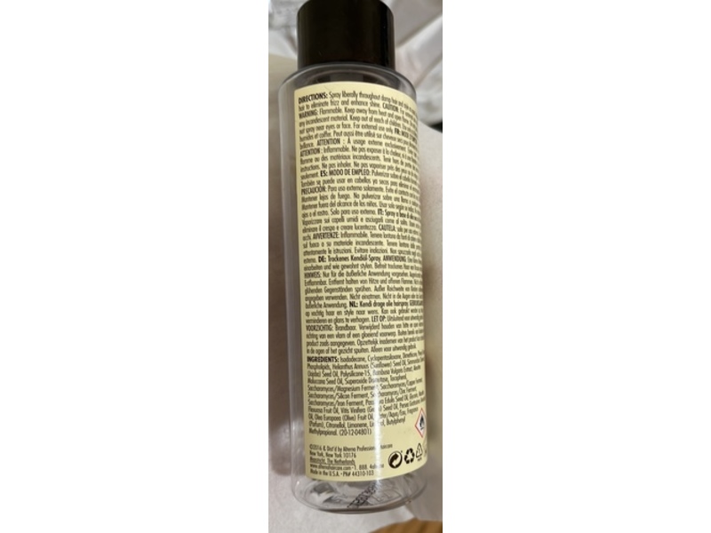 Alterna Bamboo Smooth Ultimate Frizz Control Dry Oil Mist, Kendi Oil, 1.2 fl oz/125 mL