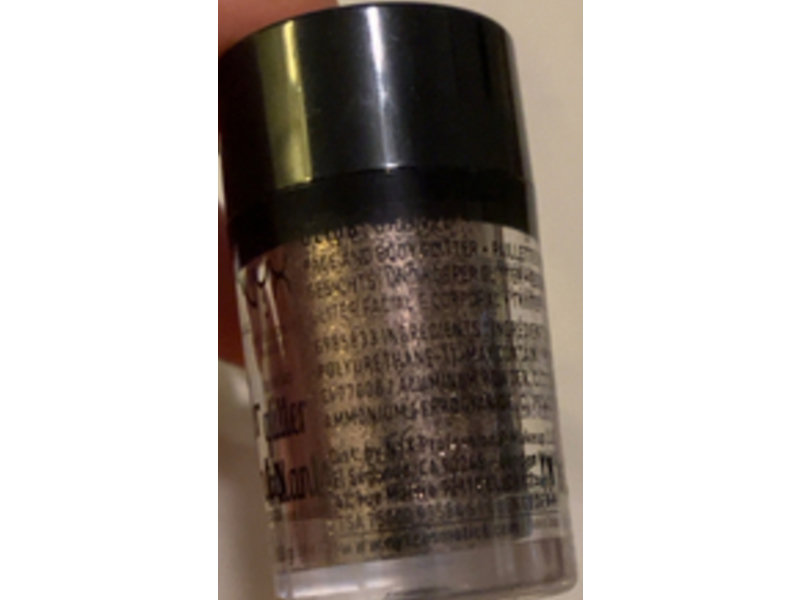 NYX Professional Makeup Face & Body Glitter Bronze, 08 Bronze, 0.08 oz/2.5 g