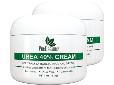 Purorganica Urea 40% Cream, Tree Oil Aloe Vera Chamomile, 4 oz/113 g, Pack Of 2
