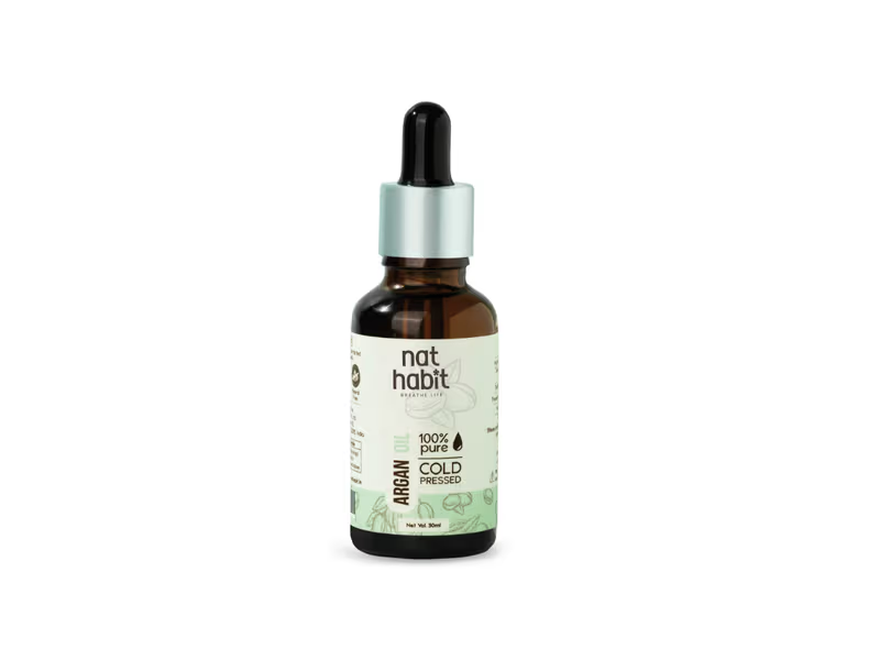 Nat Habit Cold Pressed Argan Oil, 30 mL