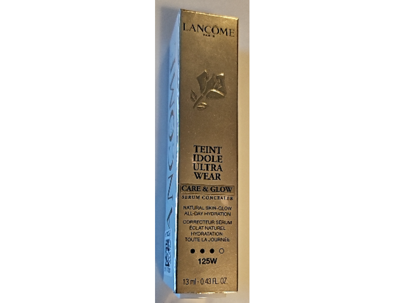 Lancome Teint Idole Ultra Wear Care & Glow Serum Concealer, 125W, 0.43 fl oz/13 mL