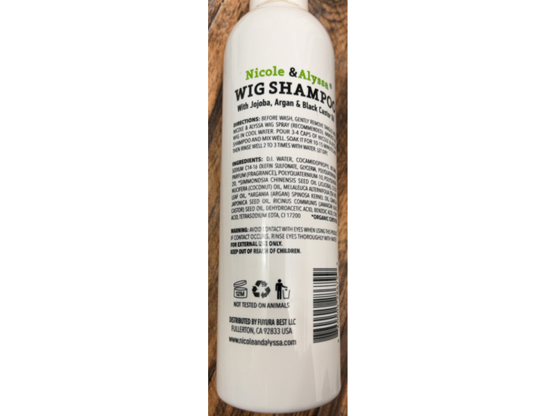 Nicole & Alyssa Wig Shampoo, 8 fl oz/236 mL