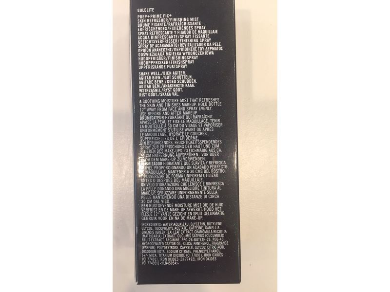 M.A.C Prep + Prime Fix, Goldlite, 3.4 fl oz/100 mL