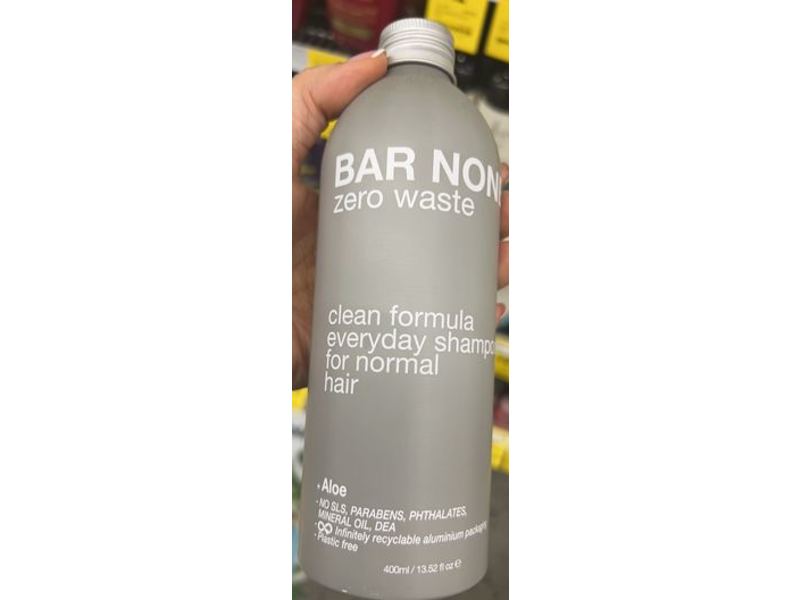 Bar None Zero Waste Shampoo, Clean Formula, 13.52 fl oz/400 mL