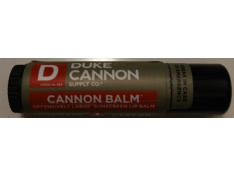 Duke Cannon Sunscreen Lip Balm, SPF 15 Fresh Mint, 0.56 oz