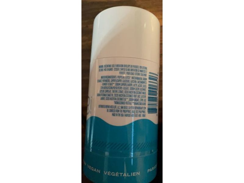 Kopari Aluminum-Free Deodorant, Fragrance Free, 2 oz/57 g