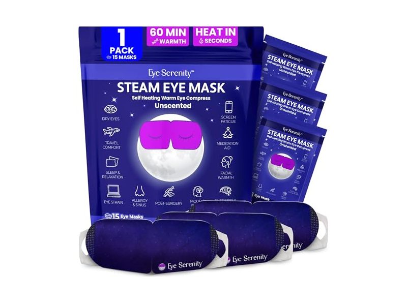 Eye Serenity Steam Eye Mask, Unscented, 15 Count
