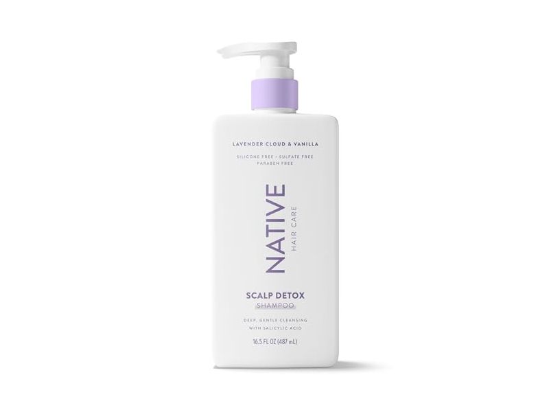 Native Scalp Detox Shampoo, Lavender Cloud & Vanilla, 16.5 fl Oz/487 mL