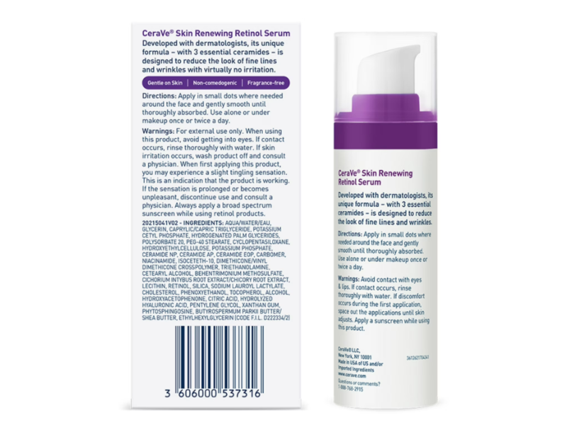 CeraVe Skin Renewing Cream Serum 1.0 fl oz/30 mL