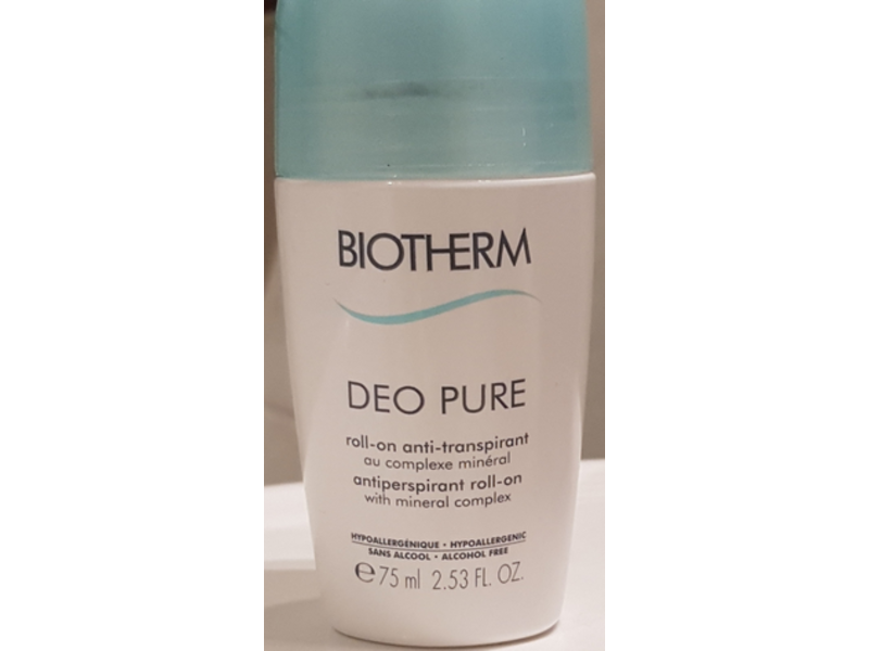 Biotherm Deo Pure Roll-On Anti-Perspirant , 2.53 fl oz/75 mL