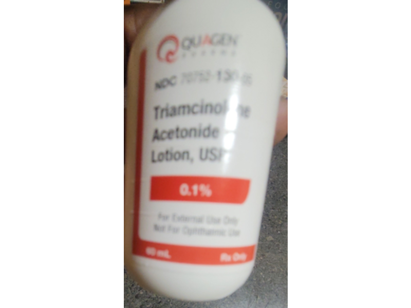 Triamcinolone Acetonide Lotion USP 0.1%, 60 mL, Quagen (RX)