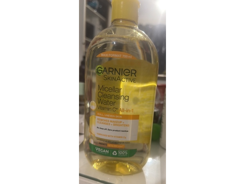 Garnier Skinactive Micellar Cleansing Water, Vitamin C, 700 mL