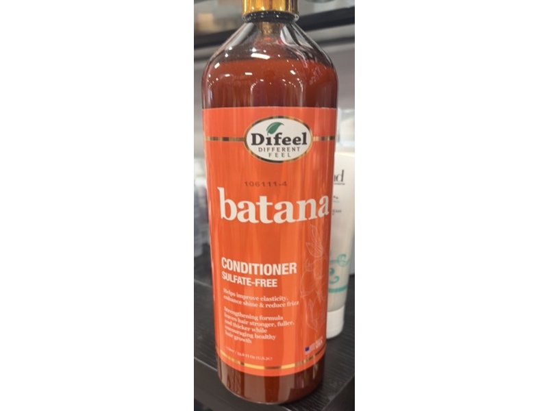 Difeel Sulfate-Free Conditioner, Batana, 33.8 fl oz/1 L